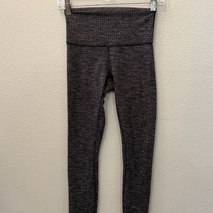 Lululemon wunder under legging grey soft size 4